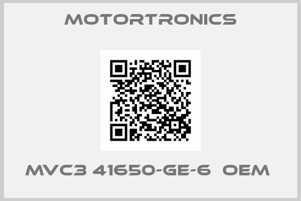 Motortronics-MVC3 41650-GE-6  OEM 