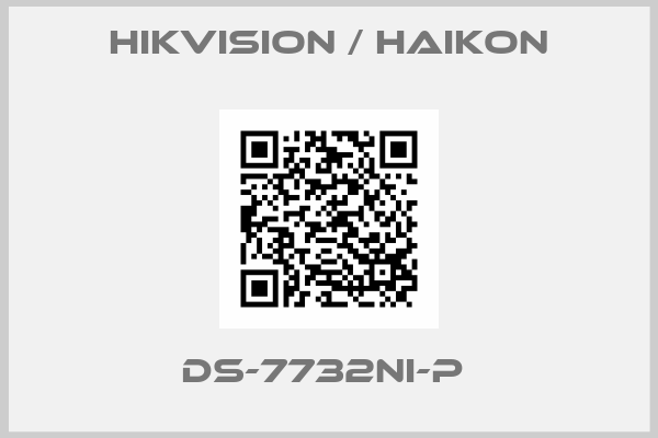 Hikvision / Haikon-DS-7732NI-P 