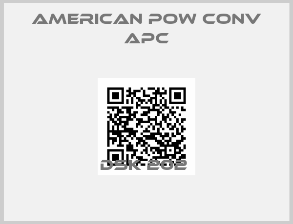 American Pow Conv APC-DSK 202 