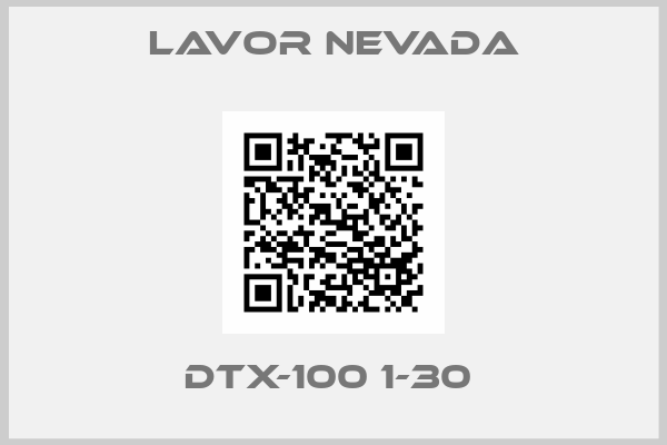 Lavor Nevada-DTX-100 1-30 