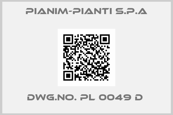 Pianim-Pianti S.P.A-DWG.NO. PL 0049 D 