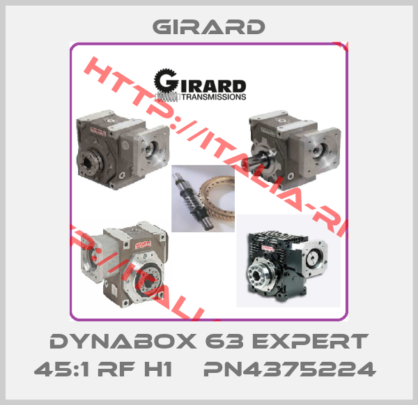 Girard-DYNABOX 63 EXPERT 45:1 RF H1    PN4375224 