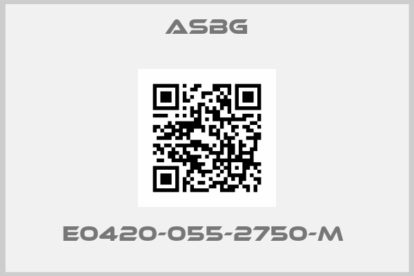 Asbg-E0420-055-2750-M 