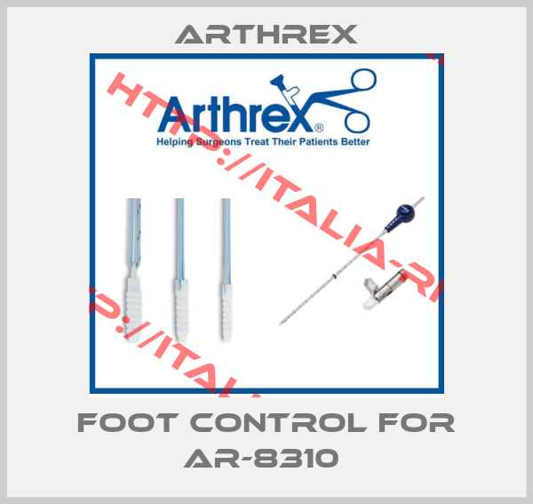 Arthrex-Foot control for AR-8310 