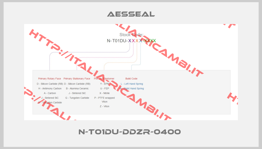 Aesseal-N-T01DU-DDZR-0400 