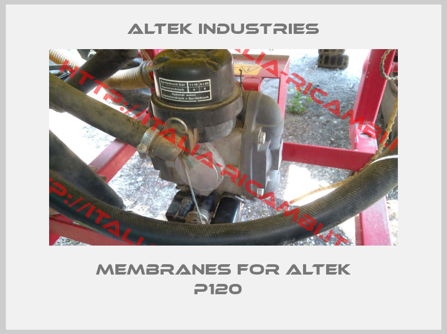 ALTEK Industries-Membranes For Altek P120  