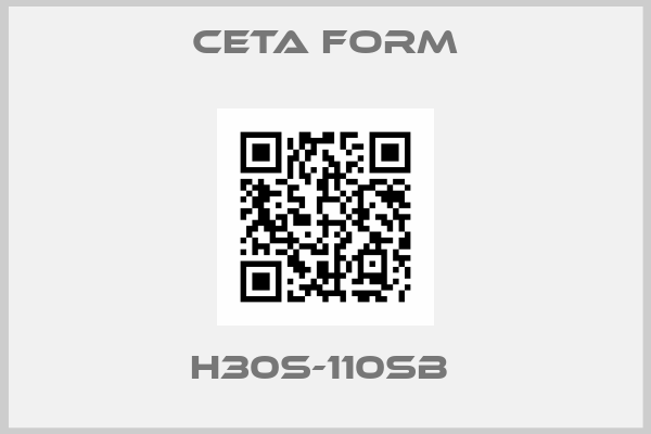 CETA FORM-H30S-110SB 