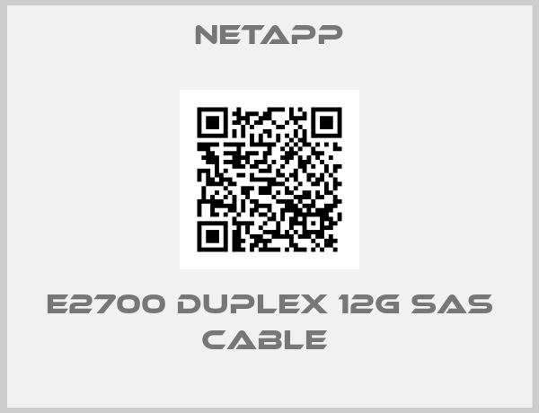 NetApp-E2700 DUPLEX 12G SAS cable 