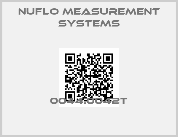 NuFlo MEASUREMENT SYSTEMS-0044.0042T