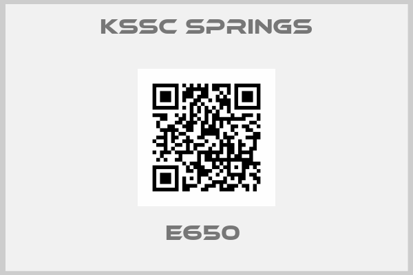 KSSC Springs-E650 