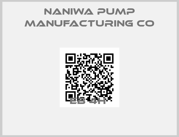 Naniwa Pump Manufacturing Co-EB 4H 