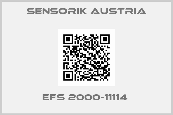 Sensorik Austria-EFS 2000-11114 