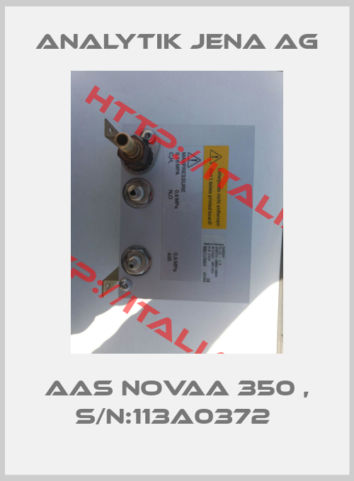 Analytik Jena AG-AAS novAA 350 , S/N:113A0372 