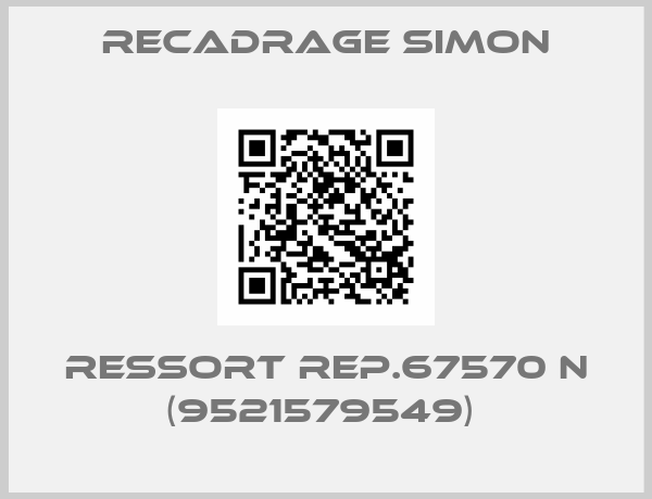 RECADRAGE SIMON-RESSORT REP.67570 N (9521579549) 