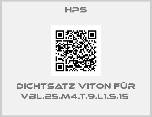 HPS-Dichtsatz VITON für VBL.25.M4.T.9.L1.S.15 