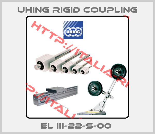 UHING Rigid coupling-EL III-22-S-00 