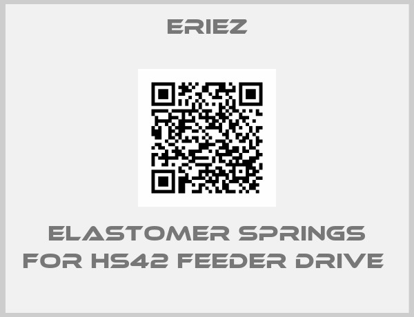 Eriez-ELASTOMER SPRINGS FOR HS42 FEEDER DRIVE 