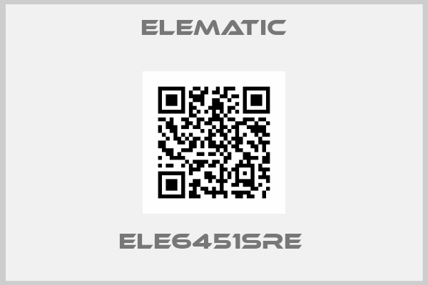 ELEMATIC-ELE6451SRE 