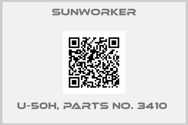 SUNWORKER-U-50H, Parts No. 3410 