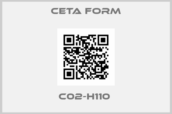 CETA FORM-C02-H110 