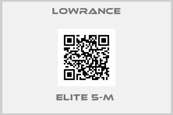 Lowrance-ELITE 5-M 