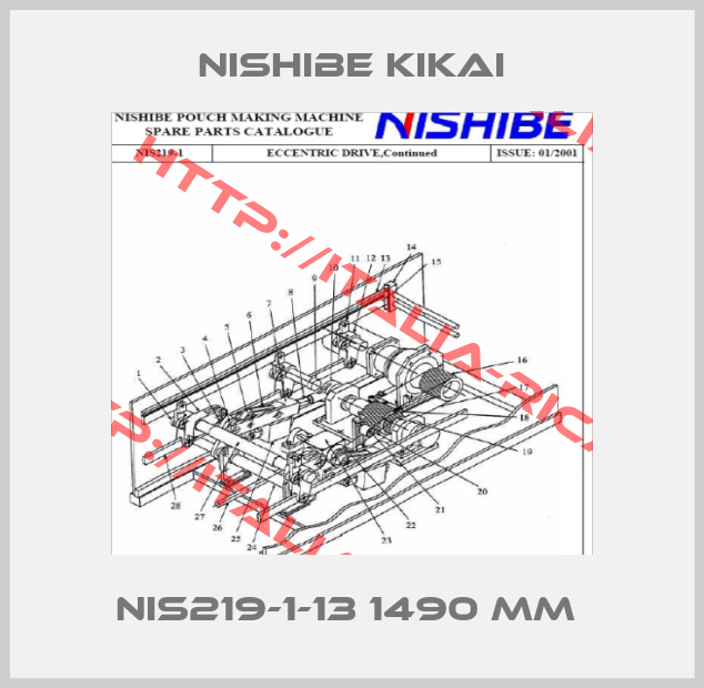 Nishibe Kikai-NIS219-1-13 1490 mm 
