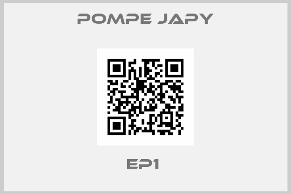 Pompe Japy-EP1 