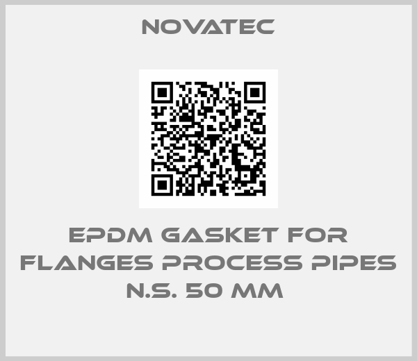 Novatec-EPDM GASKET FOR FLANGES PROCESS PIPES N.S. 50 MM 