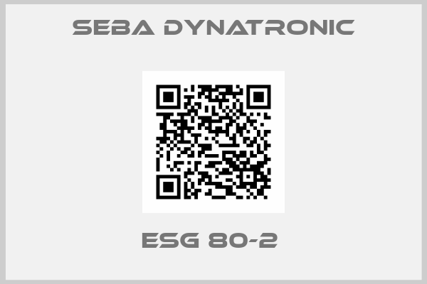 Seba Dynatronic-ESG 80-2 