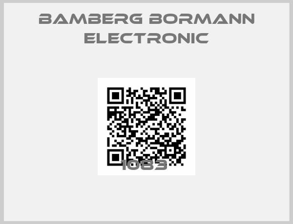 Bamberg Bormann Electronic-1083 