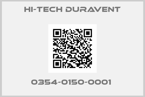 Hi-Tech Duravent-0354-0150-0001 