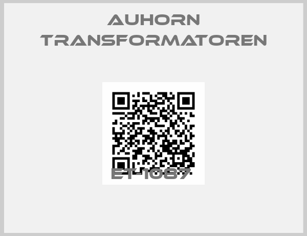 AUHORN Transformatoren-ET-1087 