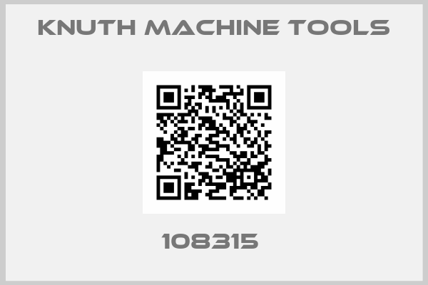 Knuth Machine Tools-108315 
