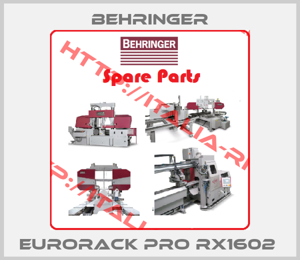 Behringer-EURORACK PRO RX1602 