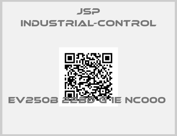 JSP Industrial-Control-EV250B 22BD G 1E NC000 