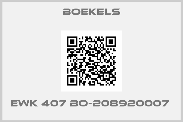 BOEKELS-EWK 407 BO-208920007 