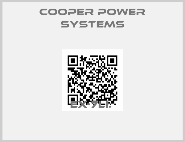 Cooper power systems-EX-7LI. 
