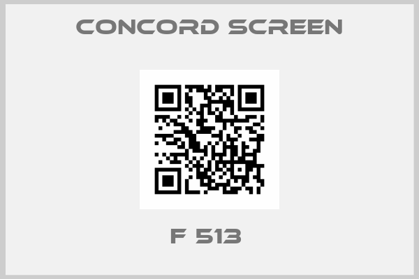 Concord Screen-F 513 