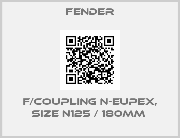 Fender-F/COUPLING N-EUPEX, SIZE N125 / 180MM 
