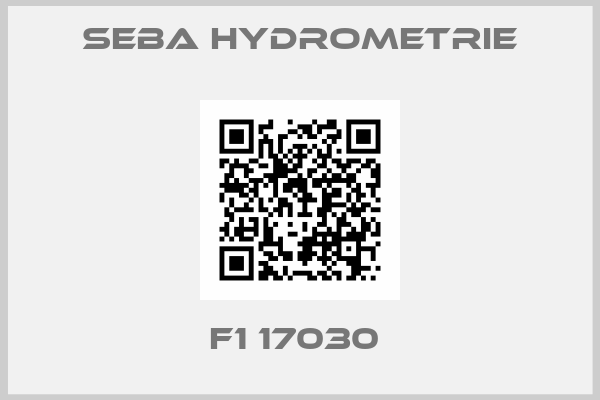 Seba Hydrometrie-F1 17030 