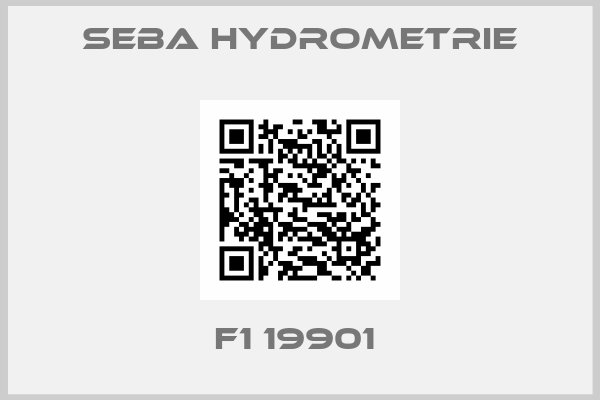 Seba Hydrometrie-F1 19901 