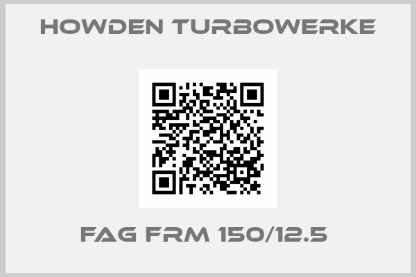 Howden Turbowerke-FAG FRM 150/12.5 