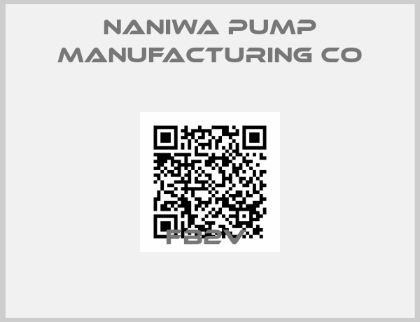 Naniwa Pump Manufacturing Co-FB2V 