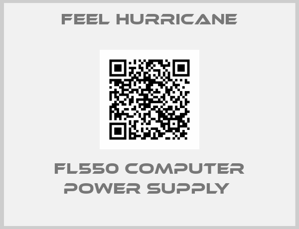 Feel Hurricane-FL550 COMPUTER POWER SUPPLY 