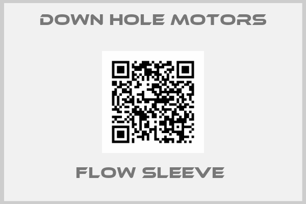Down Hole Motors-FLOW SLEEVE 