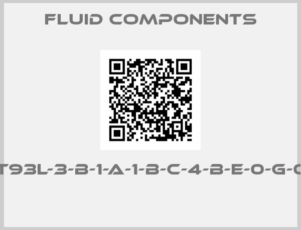 Fluid Components-FLT93L-3-B-1-A-1-B-C-4-B-E-0-G-0-0 