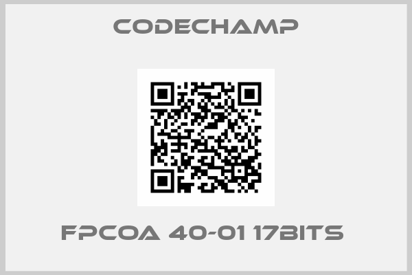 Codechamp-FPCOA 40-01 17BITS 