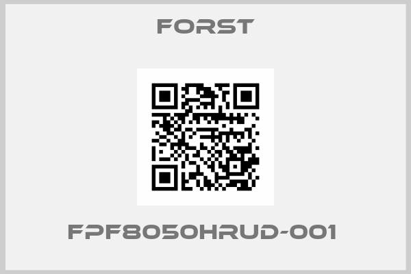 FORST-FPF8050HRUD-001 