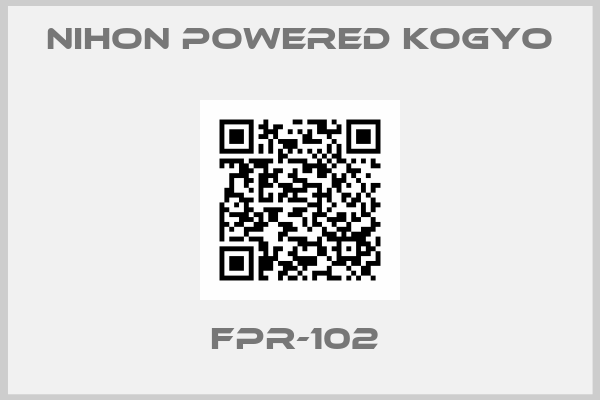 Nihon Powered Kogyo-FPR-102 