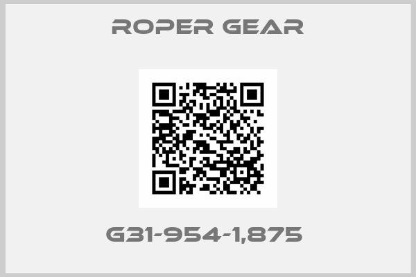Roper gear-G31-954-1,875 